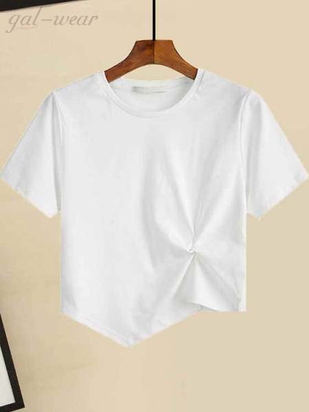 ホワイト Tシャツ/単品