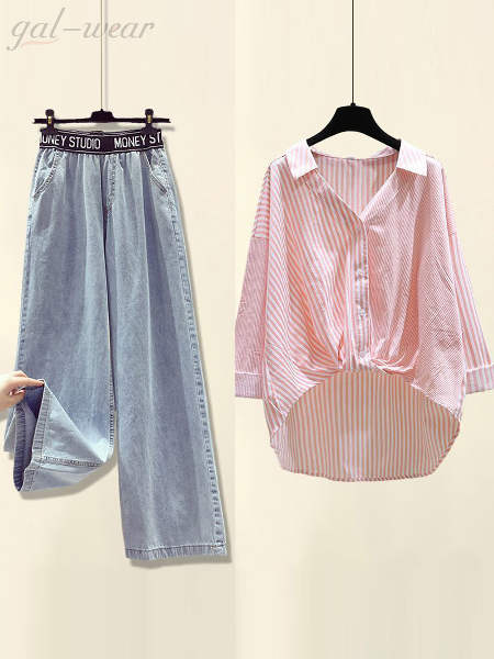 ピンク/シャツ+パンツ